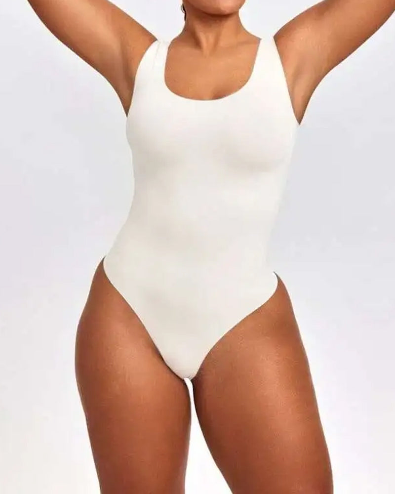Women's Tummy-control Seamless Body-shaping Sleeveless Bodysuit