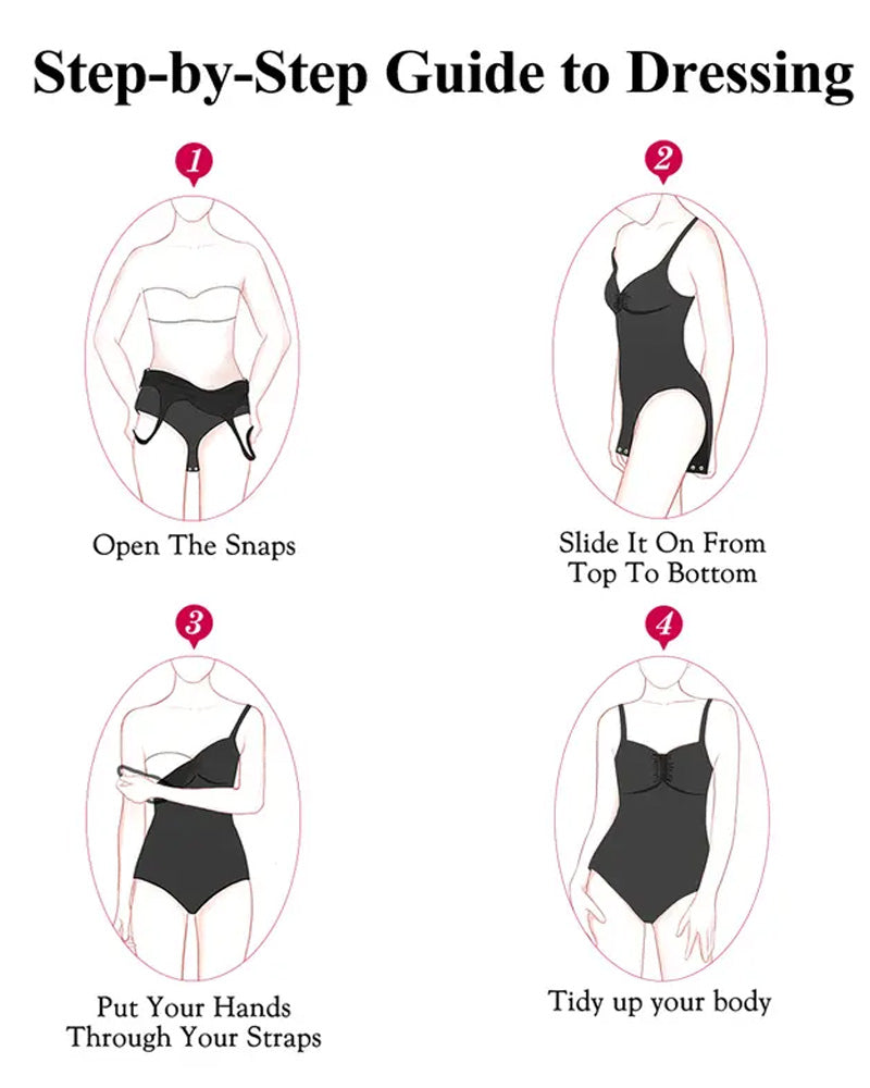 Deep V Seamless Elastic Tummy Control Shaping Bodysuit