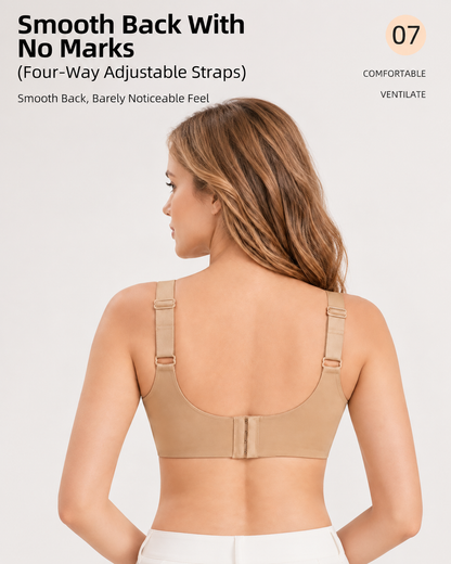 2-Pack Seamless Lace Breathable Push-Up Bra