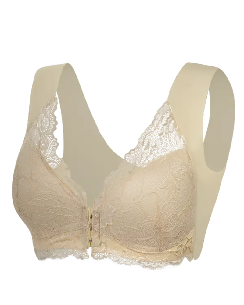 Plunge Lace Non-Steel Ring Bra