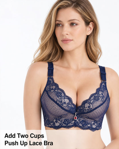 Women's Underwire Padded Push Up Lace Bras