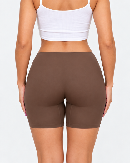 2-Pack High Waist Seamless Tummy Control Butt Lifter Shaping Shorts