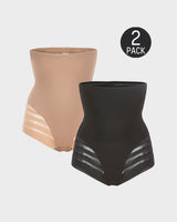 [2-Pack]Black+Nude