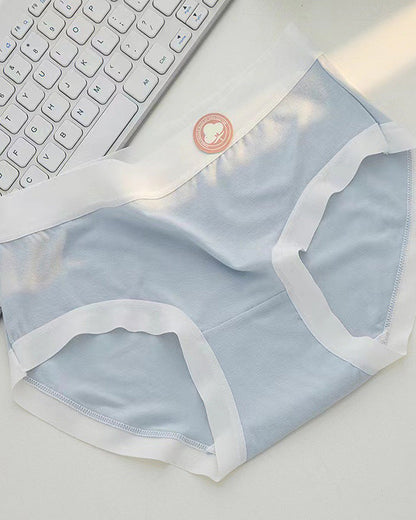 Women's Summer Thin Cotton Colorful Underwear 5 Pack