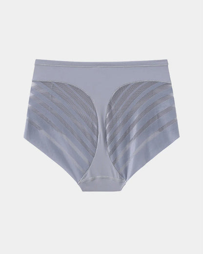 Women's High Elastic Seamless Tummy-Control Butt Lift Mesh Splicing Panties
