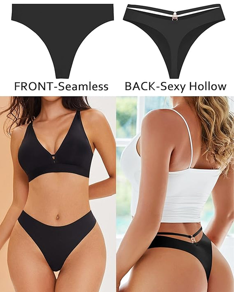 Women's Seamless Breathable Invisible Hollow Sexy Thong