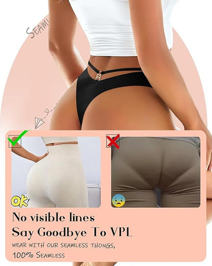 Women's Seamless Breathable Invisible Hollow Sexy Thong
