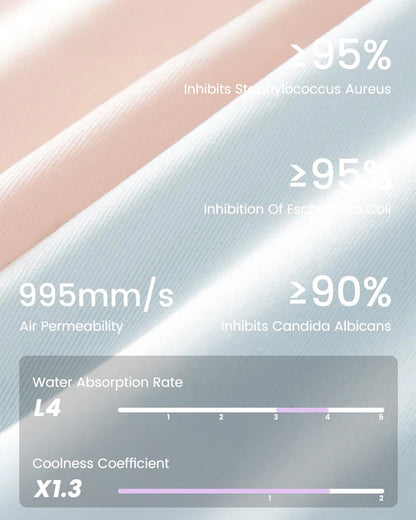 Women's Seamless Ice Silk High Waist Comfortable Underwear