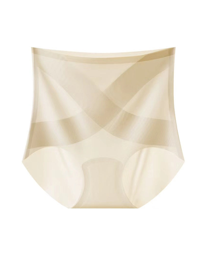 Women's Seamless Ice Silk High Waist Comfortable Underwear