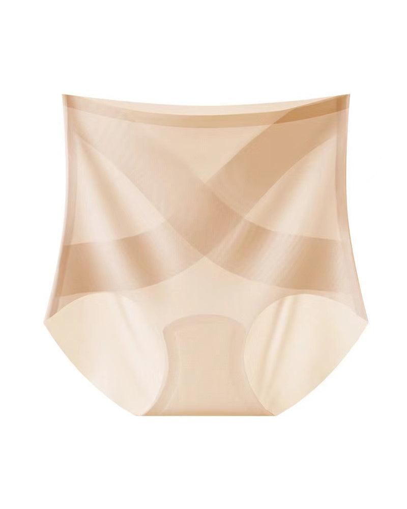 Women's Seamless Ice Silk High Waist Comfortable Underwear