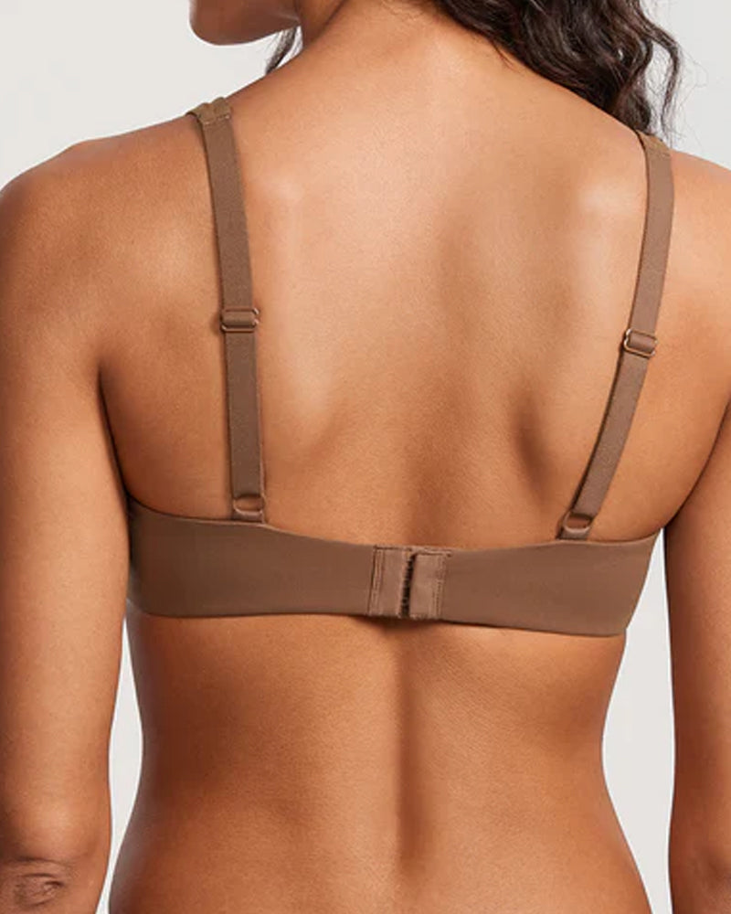 Women's Plus Size Soft Wire-Free Half Cup Bra
