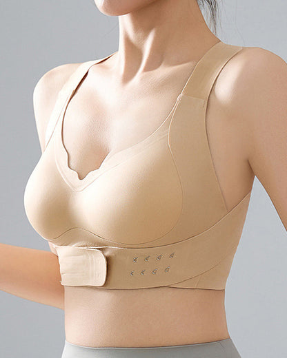 Front-clasp Push-up Posture Correction Bra