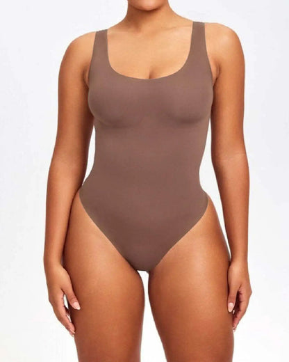 Women's Tummy-control Seamless Body-shaping Sleeveless Bodysuit