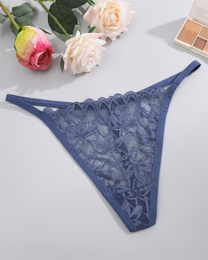 Low-Rise Breathable Lace Sexy Seamless String T-Back