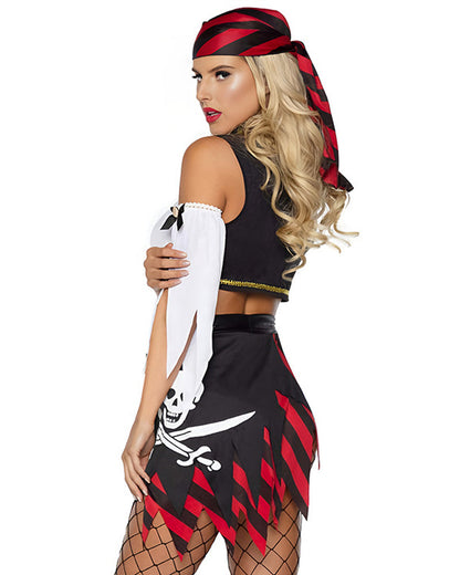 Halloween Pirate Costume Cosplay Uniform Temptation Set
