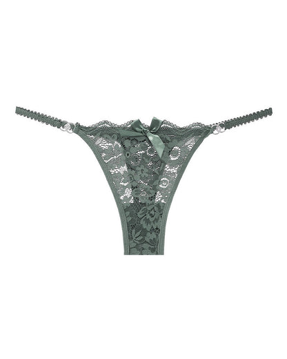 Women's Sexy Floral Lace Translucent Thong