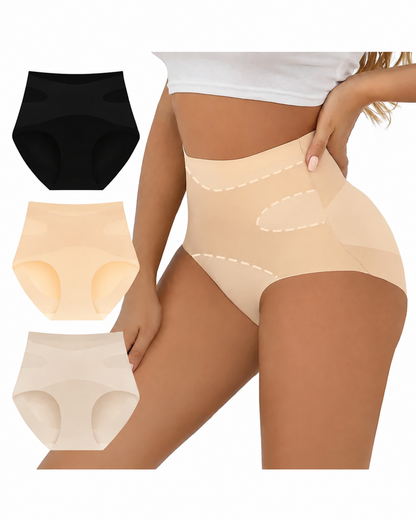 Tummy Control Underwear for Women High Waisted Panties Comfy Briefs Pack