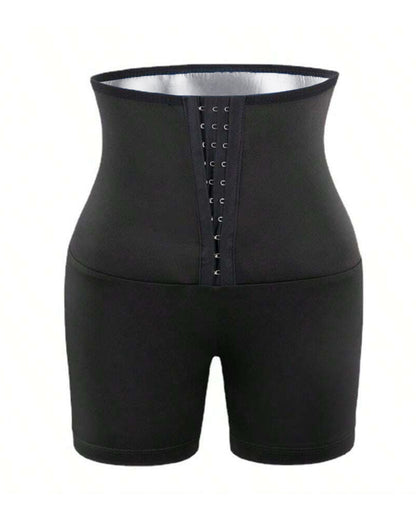 Women's Sauna Body Shaping Compression High Waist Fitness Sports Shorts