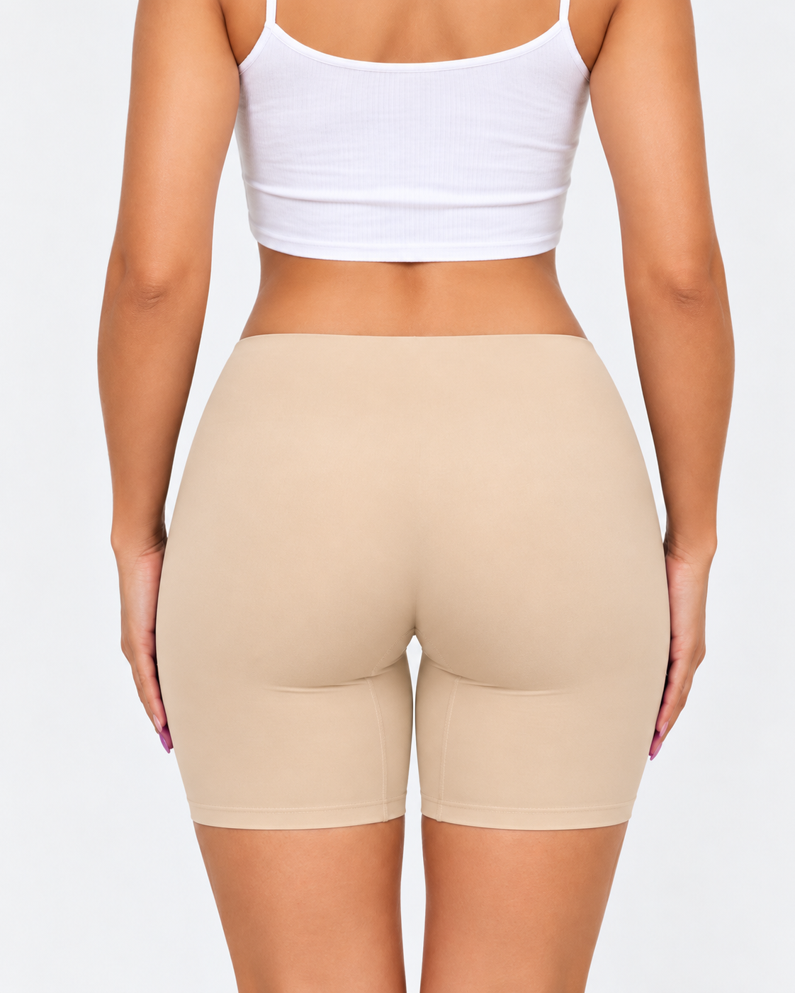 2-Pack High Waist Seamless Tummy Control Butt Lifter Shaping Shorts