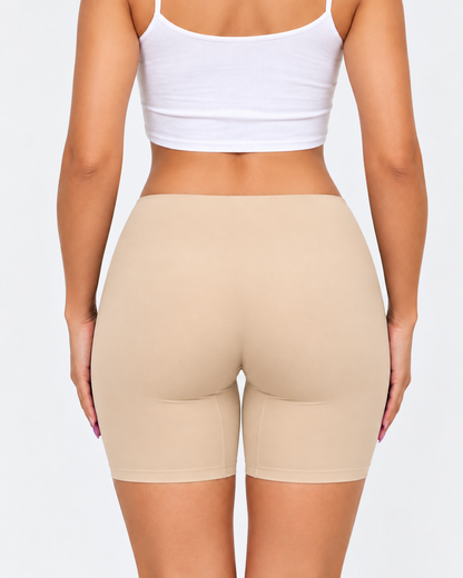 2-Pack High Waist Seamless Tummy Control Butt Lifter Shaping Shorts
