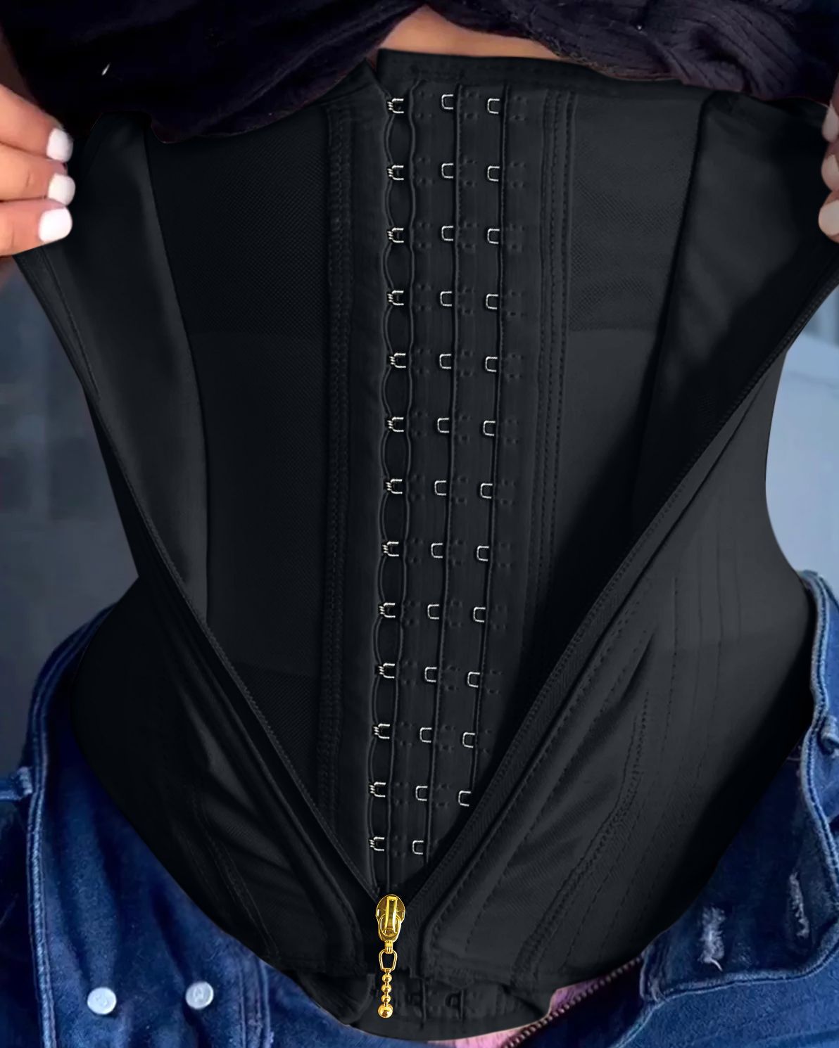 Zip & Bust Enhancing Body Shaper Tank Top