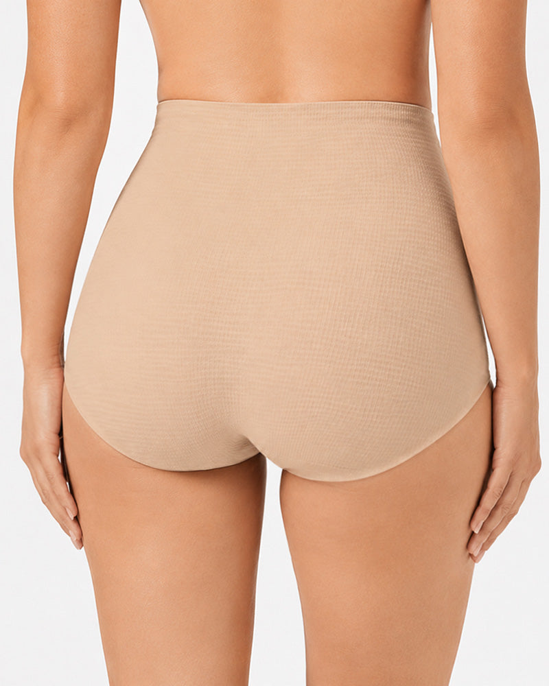 2-Pack High Waist Seamless Ice Silk Hip-Lifting Shaping Panties