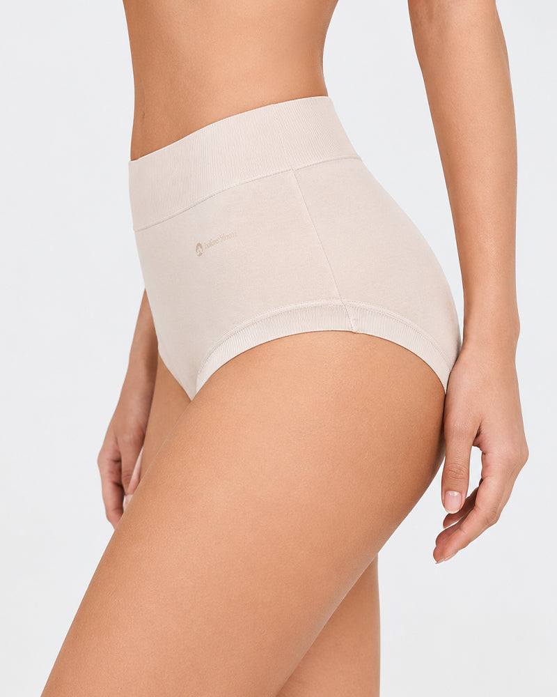 Multi-Pack Modal Cotton High Waist Seamless Breathable Briefs