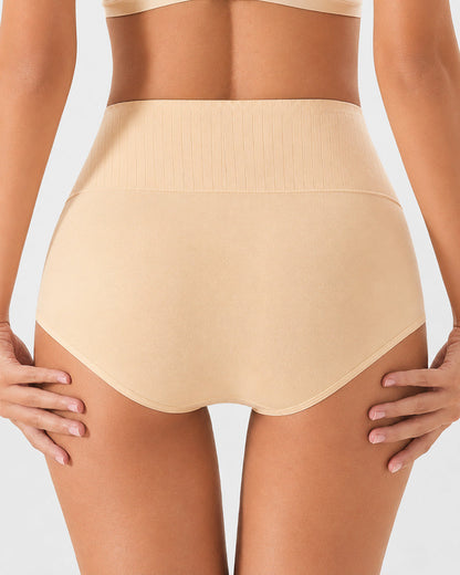 3-Pack High Waist Pure Cotton Comfortable Leak-proof Menstrual Panties