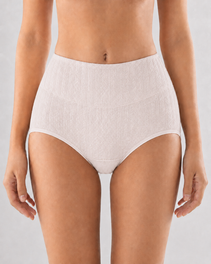 4-Pack High Waist Tummy Control Pure Cotton Briefs