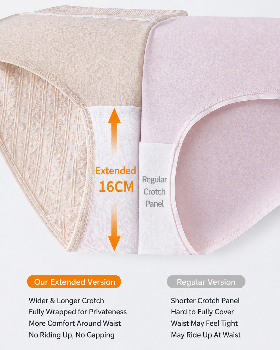 4-Pack High Waist Tummy Control Pure Cotton Briefs