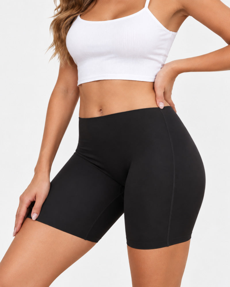 2-Pack High Waist Seamless Tummy Control Butt Lifter Shaping Shorts