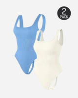 [2-Pack]Beige+Blue