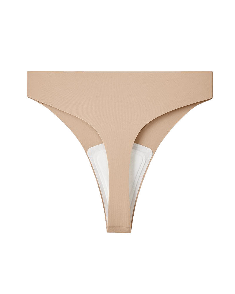 Women's Cameltoe Proof Seamless Shaping Thong Briefs