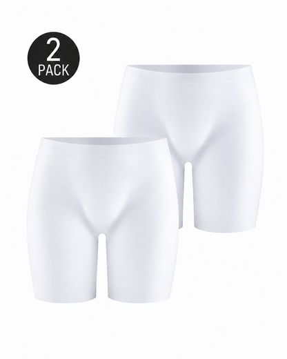 2-Pack High Waist Seamless Tummy Control Butt Lifter Shaping Shorts