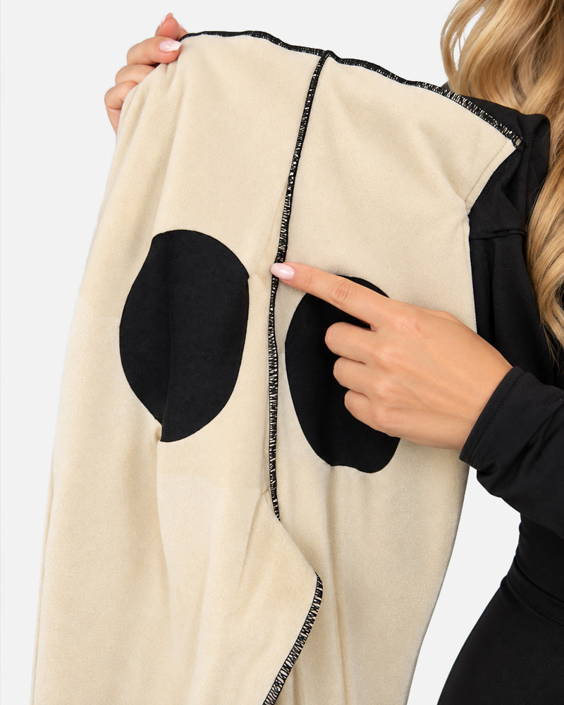 Deep V Front Zipper High Stretch Tummy Control Butt Lifter Long Sleeve Shaping Jumpsuit