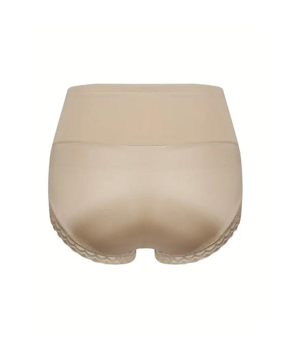Women's High Waist Lace Thin Tummy Control Seamless Body Shaping Panties