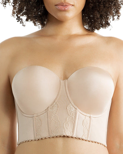 Women's Full Bust and Full Body Seamless Push Up Support Bra