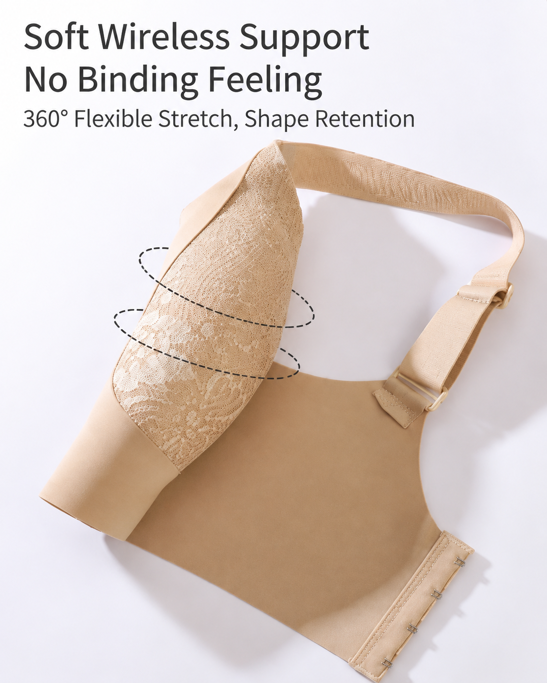 2-Pack Seamless Lace Breathable Push-Up Bra