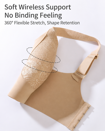 2-Pack Seamless Lace Breathable Push-Up Bra