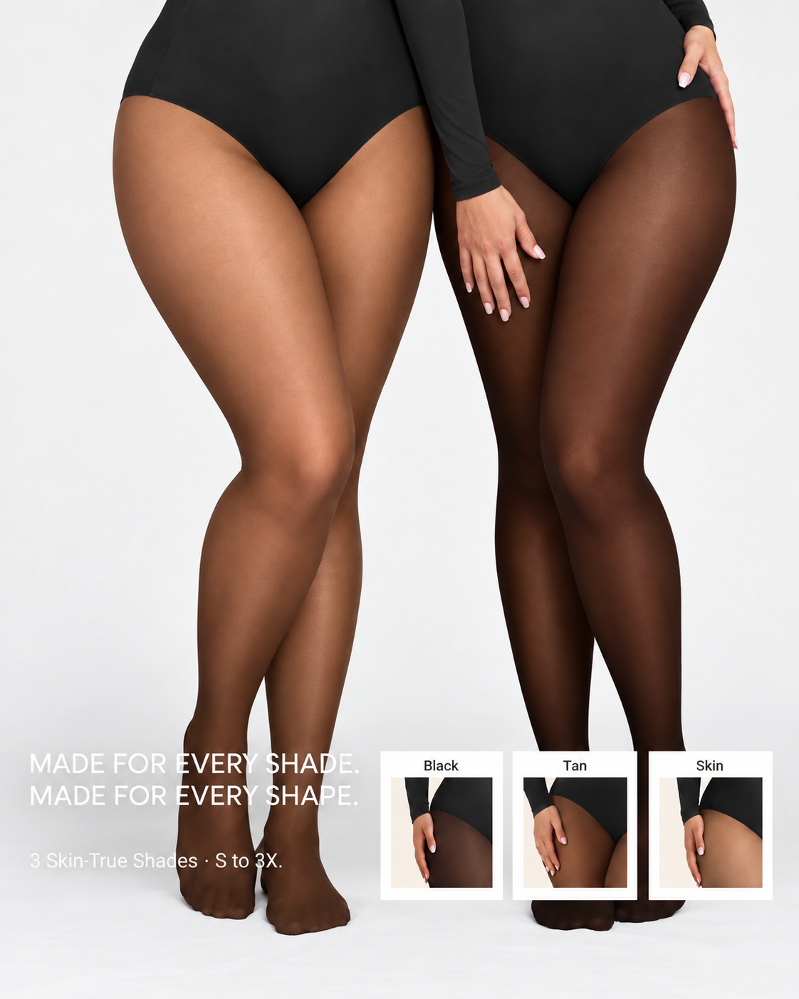 Sheer-Panel Fleece-Lined Tummy Control & Butt Lift Bodysuit