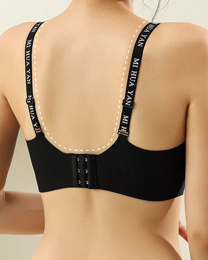 Women's Wireless Jelly Gel Seamless Push-up Bra