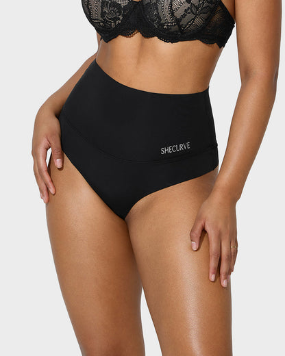 3-Pack High Waisted Tummy Control Brief Panties