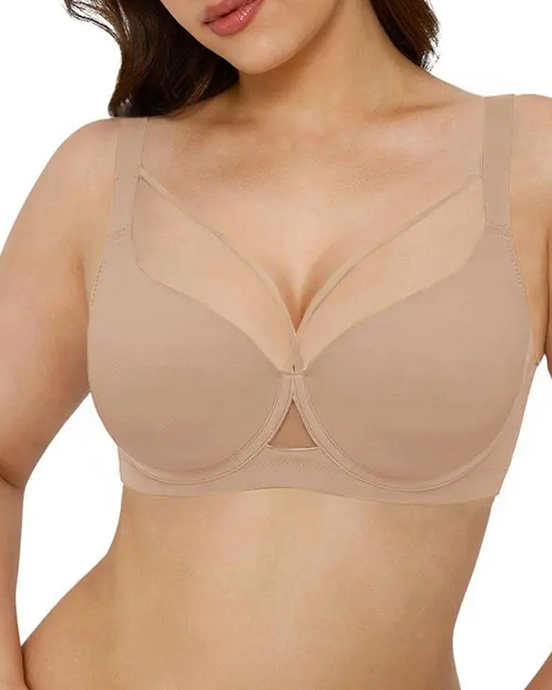 Women's Underwire Deep V Seamless Comfort Lifting Bra