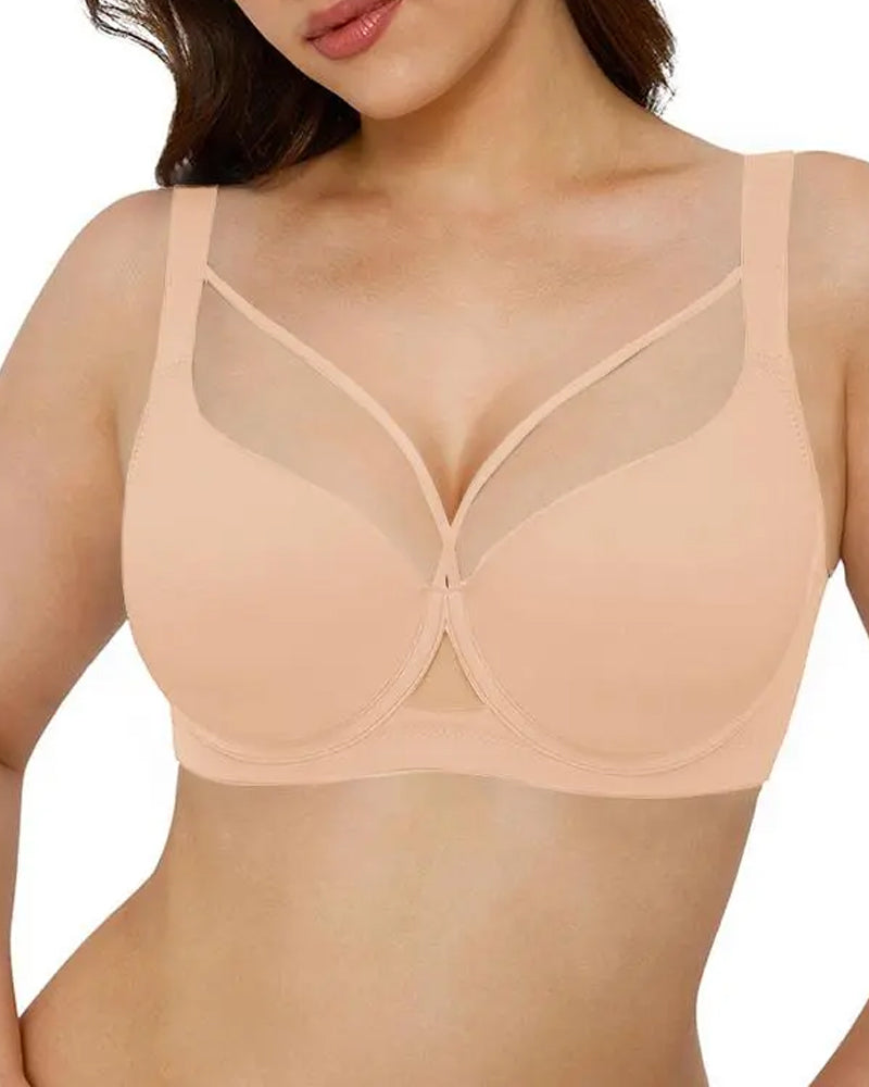 Women's Underwire Deep V Seamless Comfort Lifting Bra
