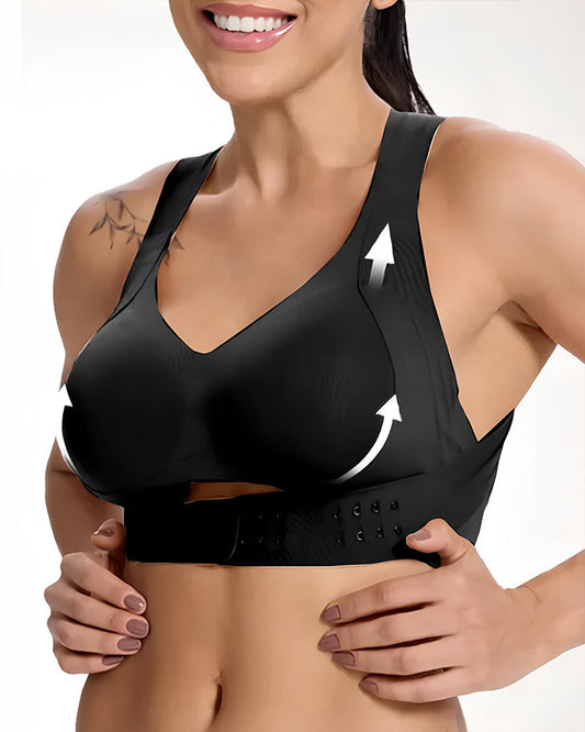 Women's Seamless Push-Up Shaping Correcting Back Sports Bra