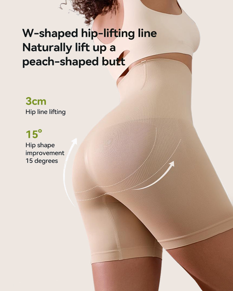 Women's High-Waisted Tummy Control and Butt Lifting Seamless Breathable Shaping Shorts