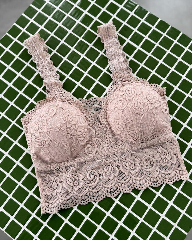 Comfortable Stretchy Sexy Lace Seamless Bra Vest