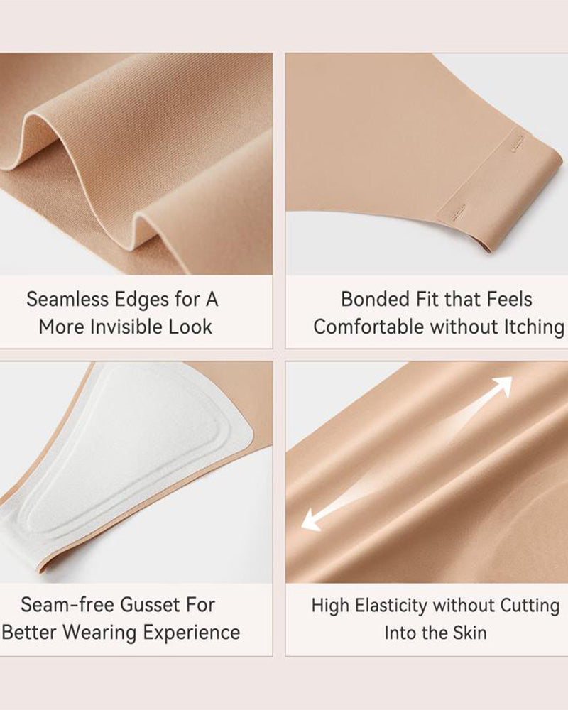 Women's Cameltoe Proof Seamless Shaping Thong Briefs