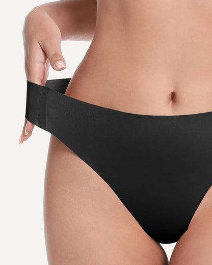 Women's Cameltoe Proof Seamless Shaping Thong Briefs